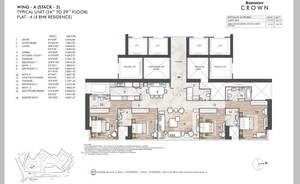 Floor Plan in 4 BHK Builder Floor at Sandesh Nagar – for Rent