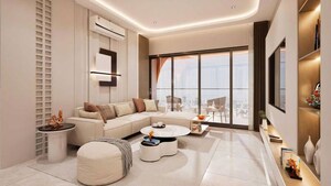 Living Room in 4 BHK Apartment at Lotus Amalfi, Versova – for Sale