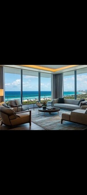 Living Room in 4 BHK Apartment at Lotus Aquaria, Prabhadevi – for Sale
