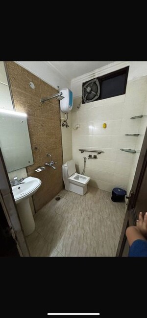 Bathroom in 2 BHK Builder Floor at Malviya Nagar – for Rent