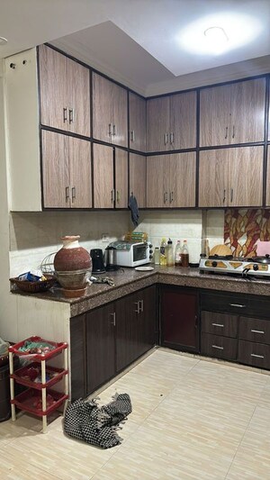 Kitchen in 2 BHK Builder Floor at Malviya Nagar – for Rent