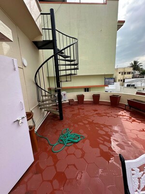 Balcony in 4 BHK Independent House at High Grounds – for Rent