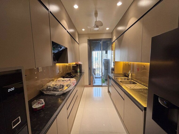 Kitchen, rustomjee-crown 4 Bedroom 2150 Sq.Ft. Apartment In Prabhadevi Mumbai 10483889
