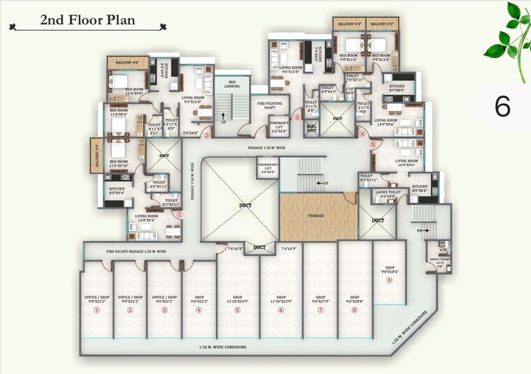 Floor Plan, mahadev-belpatra 1 Bedroom 491 Sq.Ft. Apartment In Bapgaon Thane 10483943