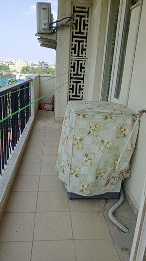 Balcony in 3.5 BHK Apartment at Emaar Emerald Estate, Sector 65 – for Rent