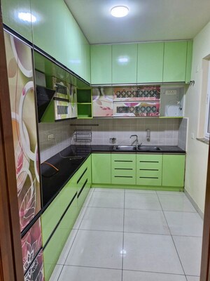 Kitchen in 3 BHK Apartment at Puravankara Purva Westend, Kudlu Gate – for Rent