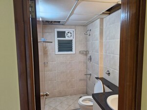 Bathroom in 3 BHK Apartment at Puravankara Purva Westend, Kudlu Gate – for Rent