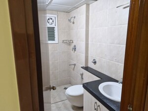 Bathroom in 3 BHK Apartment at Puravankara Purva Westend, Kudlu Gate – for Rent