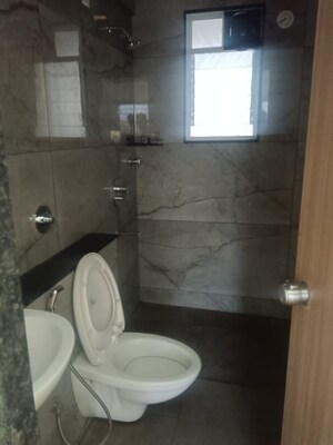Bathroom in 2.5 BHK Apartment at Tirupati Regalia Phase 2, Vishrantwadi – for Rent