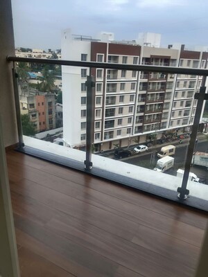 Balcony in 2.5 BHK Apartment at Tirupati Regalia Phase 2, Vishrantwadi – for Rent