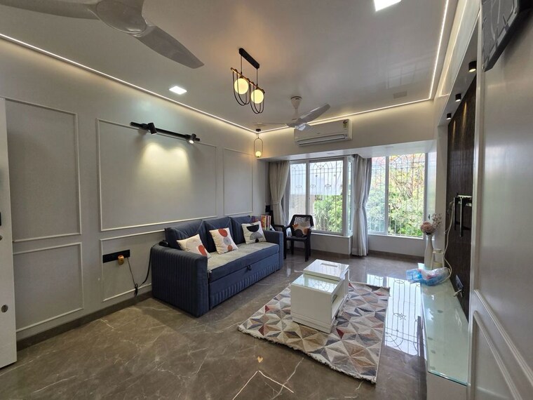 Living Room, nahars-everest 1 Bedroom 550 Sq.Ft. Apartment In Versova Mumbai 10484120