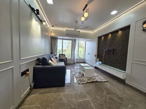 Living Room in 1 BHK Apartment at Nahars Everest, Versova – for Rent