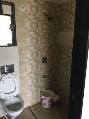 Bathroom in 2 BHK Apartment at Keystone Elita, Kharghar – for Rent