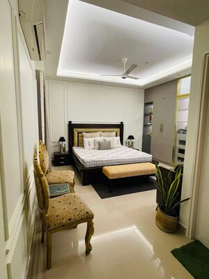 Living Room in 3 BHK Apartment at Mantri Webcity, Hennur – for Rent