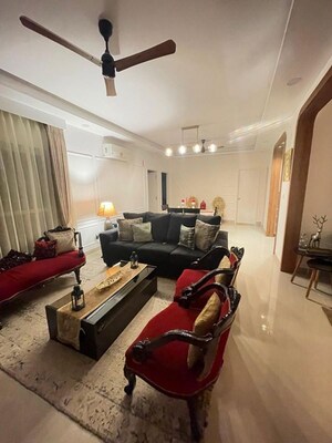Living Room in 3 BHK Apartment at Mantri Webcity, Hennur – for Rent