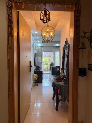 Bathroom in 3 BHK Apartment at Mantri Webcity, Hennur – for Rent