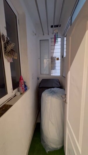 Building Lobby in 1 BHK Apartment at Puranik Aarambh, Ghodbunder Road – for Rent