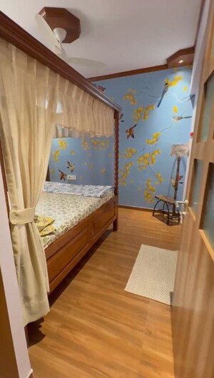 Bedroom in 1 BHK Apartment at Puranik Aarambh, Ghodbunder Road – for Rent