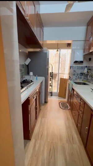 Kitchen in 1 BHK Apartment at Puranik Aarambh, Ghodbunder Road – for Rent