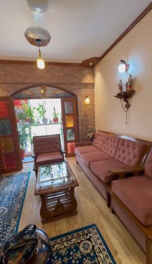 Living Room in 1 BHK Apartment at Puranik Aarambh, Ghodbunder Road – for Rent