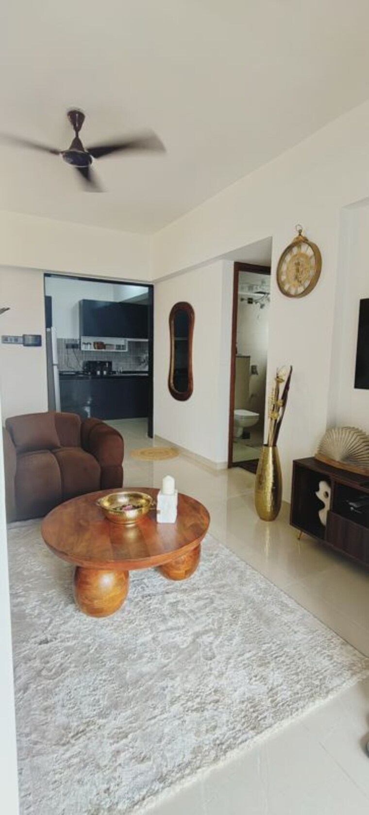 Living Room, pristine-allure 2 Bedroom 980 Sq.Ft. Apartment In Kharadi Pune 10484535