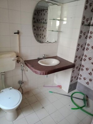 Bathroom in Studio Apartment at Royal Palms Piccadilly Condos, Goregaon East – for Rent