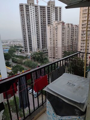Balcony in 2 BHK Apartment at Supertech Eco Village II, Sector 16b Greater Noida – for Rent