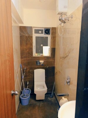 Attached Bathroom in 3 BHK Apartment at Blue Heaven Powai, Powai – for Rent
