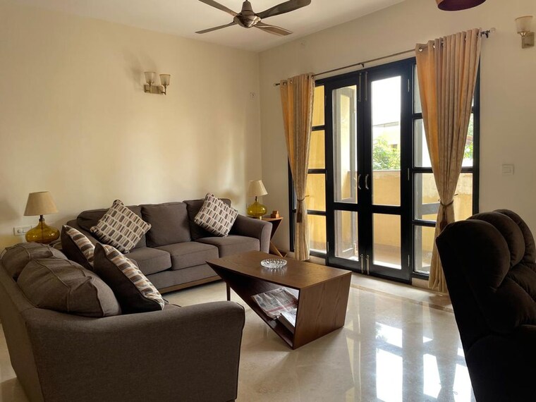 Living Room, prestige-silve-oak 3.5 Bedroom 2415 Sq.Ft. Apartment In Whitefield Bangalore 10484634