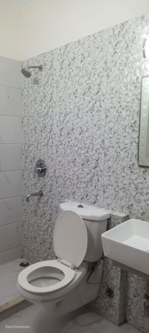 Bathroom in 3 BHK Builder Floor at Palam Vihar Residents Association, Palam Vihar – for Rent