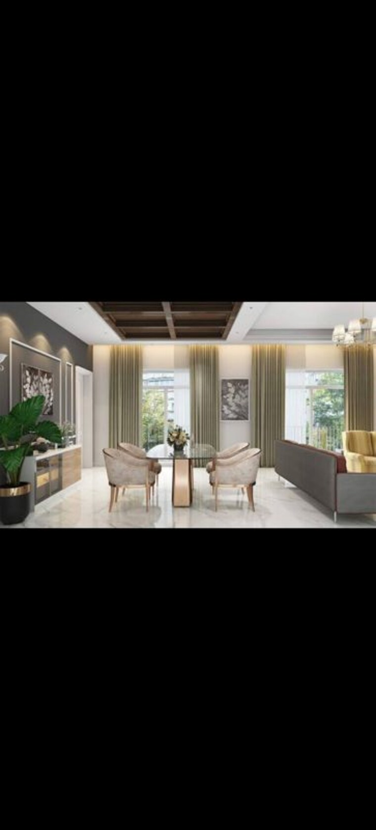 Living Room, notan-tides 5 Bedroom 7116 Sq.Ft. Apartment In Juhu Mumbai 10484692
