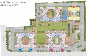 Master Plan in 2 BHK Apartment at Godrej Garden City, Jagatpur – for Sale