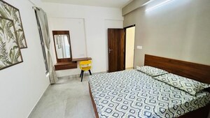 Bedroom in 1 BHK Builder Floor at Aecs Layout – for Rent