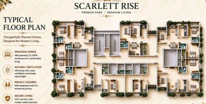 Floor Plan in 3 BHK Apartment at Mallika CHS, New Panvel – for Sale