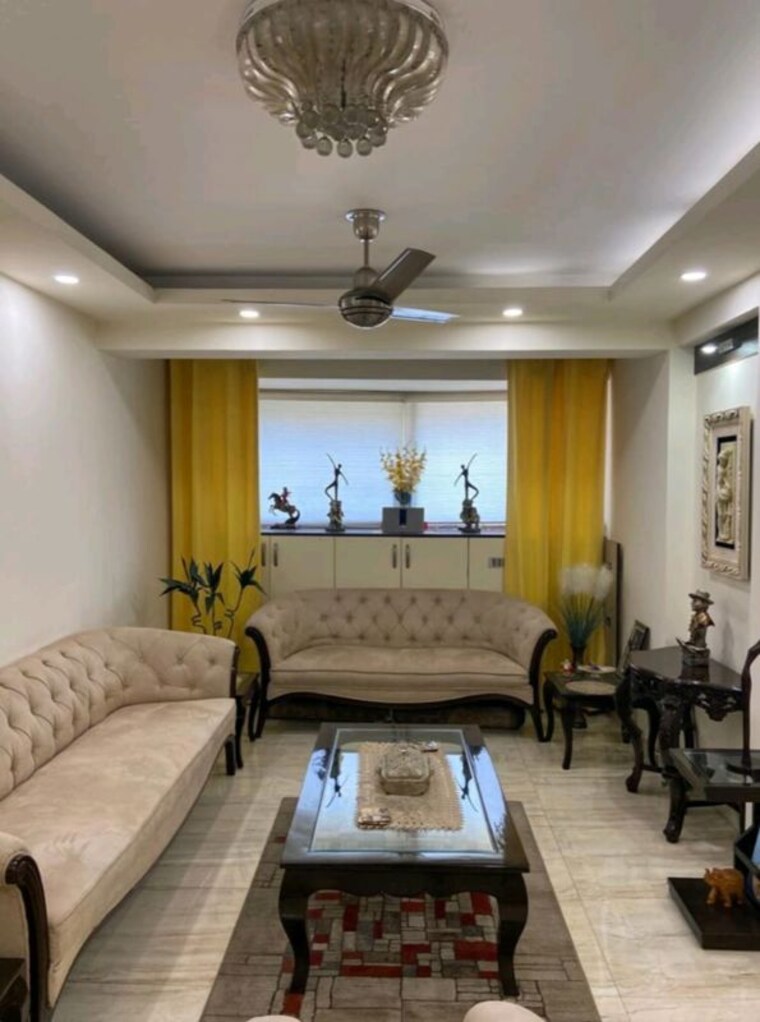 Living Room, jalvayu-towers 3 Bedroom 1500 Sq.Ft. Apartment In Sector 56 Gurgaon 10484903