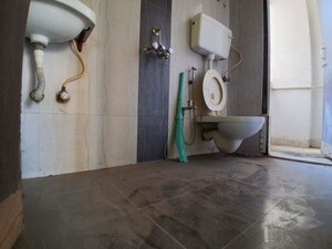 Bathroom in 2 BHK Apartment at Goodwill Paradise, Kharghar – for Rent
