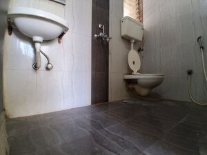 Bathroom in 2 BHK Apartment at Goodwill Paradise, Kharghar – for Rent