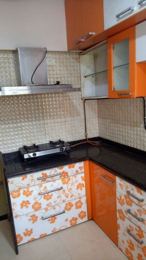 Kitchen in 3 BHK Apartment at The Hard Rock, Kharghar – for Rent
