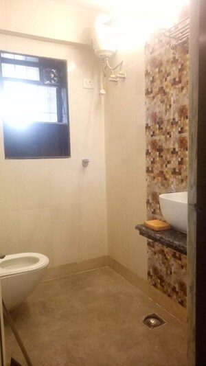 Bathroom in 3 BHK Apartment at The Hard Rock, Kharghar – for Rent