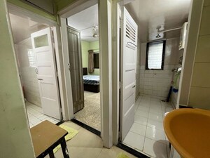 Bathroom in 2 BHK Apartment at Mahim West – for Rent