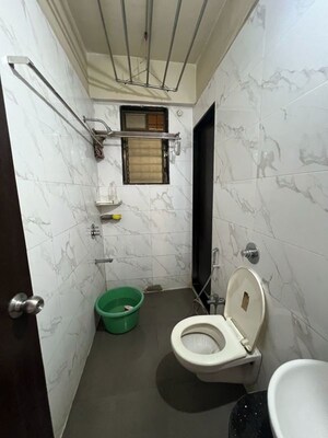 Bathroom in 2 BHK Apartment at Velocity Hill Spring, Ghodbunder Road – for Rent