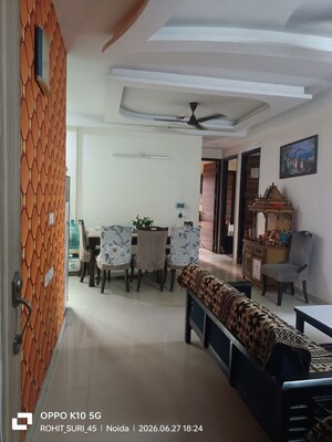 Living Room in 3 BHK Apartment at Samridhi Luxuriya Avenue, Sector 150 – for Rent