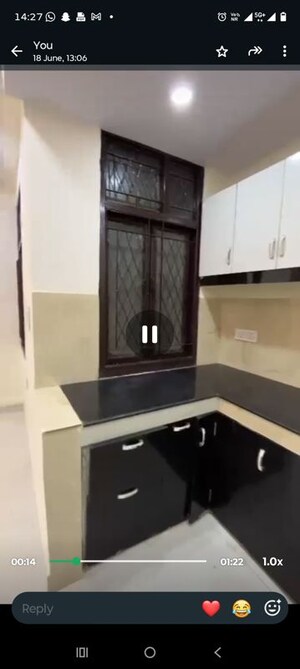 Kitchen in 1 BHK Builder Floor at Vaishali Sector 3a – for Sale