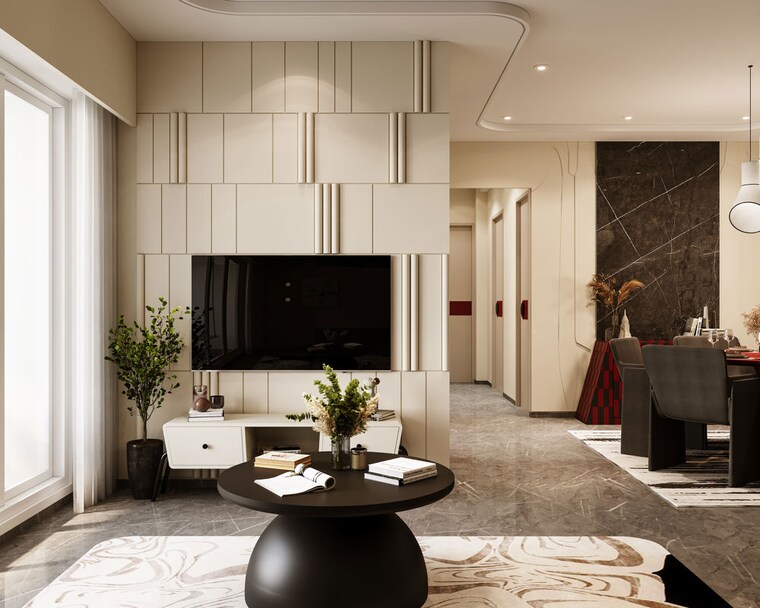 Living Room, tharwani-majestic-towers 3 Bedroom 1050 Sq.Ft. Apartment In Kalyan West Thane 10485073