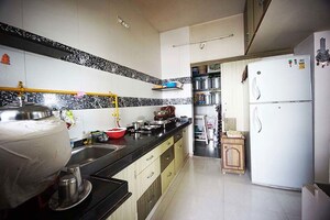 Kitchen in 3 BHK Apartment at Naranpura – for Sale