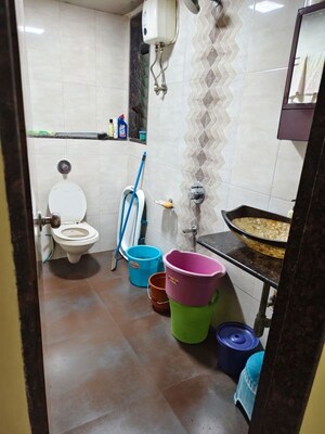Bathroom in 1 BHK Apartment at Krishna CHS Santacruz, Santacruz East – for Sale