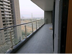 Balcony in 3 BHK Apartment at Krisumi Waterfall Residences, Sector 36a – for Sale