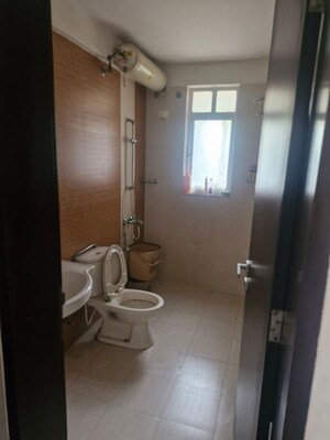 Bathroom in 3 BHK Apartment at Clover Belvedere, Sopan Baug – for Rent