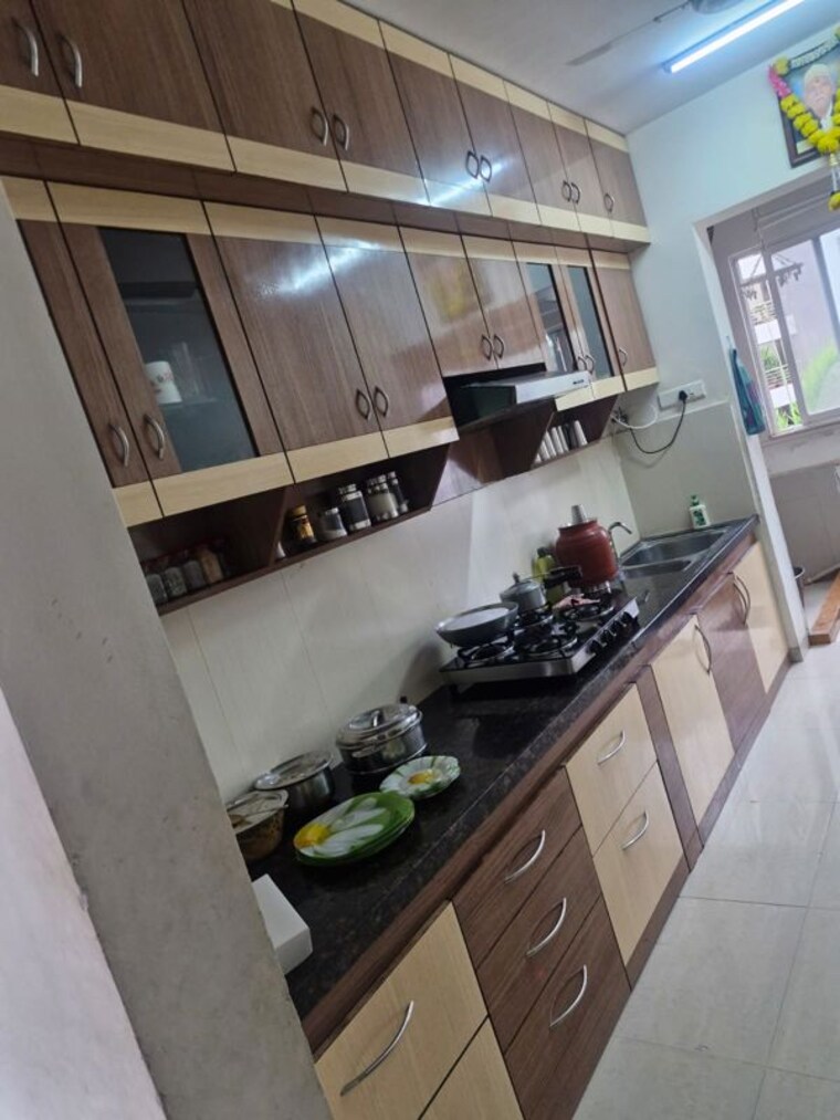 Kitchen, clover-belvedere 3 Bedroom 2500 Sq.Ft. Apartment In Sopan Baug Pune 10485309
