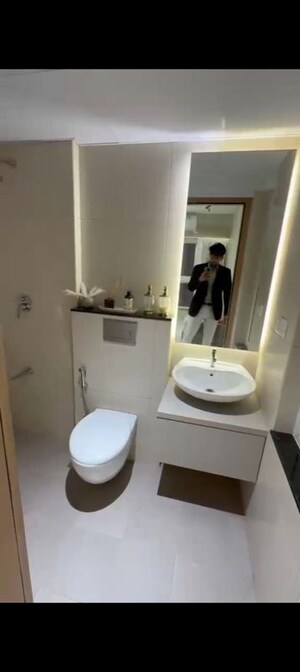 Bathroom in 2 BHK Apartment at Sandesh Nagar – for Sale